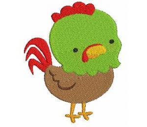 Stickmuster - Bauernhof - Hahn